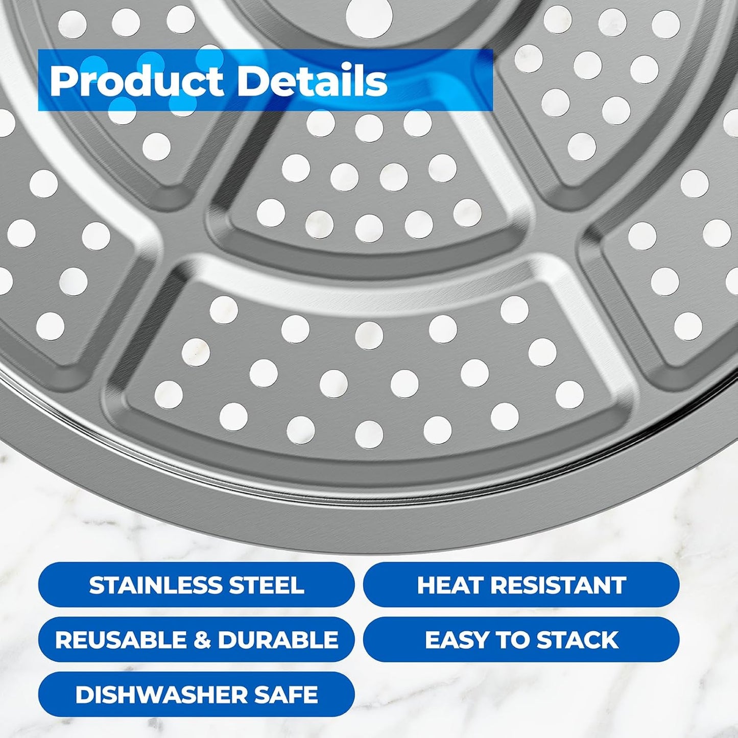 Pressure Canner Rack, 11 Inch Stainless Steel Pressure Cooker Rack 85707 Canning Rack Fits for Presto Pressure Canner and More (2 Pack)