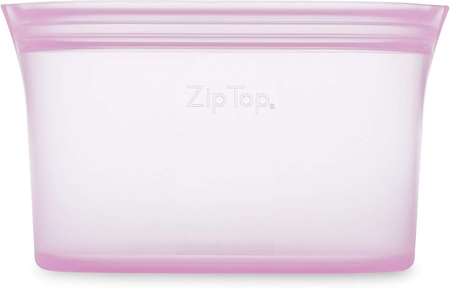 Zip Top Reusable Food Storage Bags | Small Dish [Lavender] | Silicone Meal Prep Container | Microwave, Dishwasher and Freezer Safe | Made in the USA