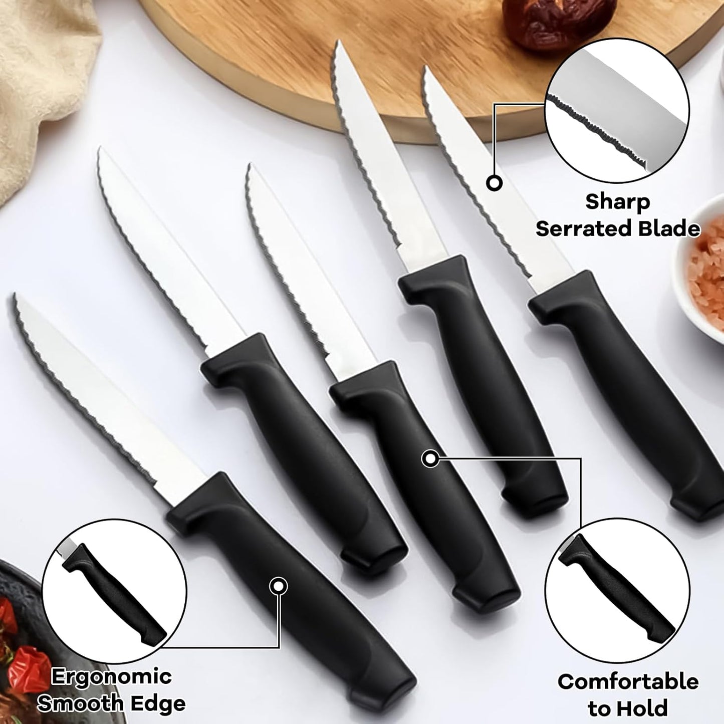 Pleafind 73-Piece Silverware Set with Organizer, Stainless Steel Silverware Sets for 12, Cutlery Utensil Sets with Steak Knives, Include Forks Spoons Knives ＆ Silverware Organizer, Dishwasher Safe