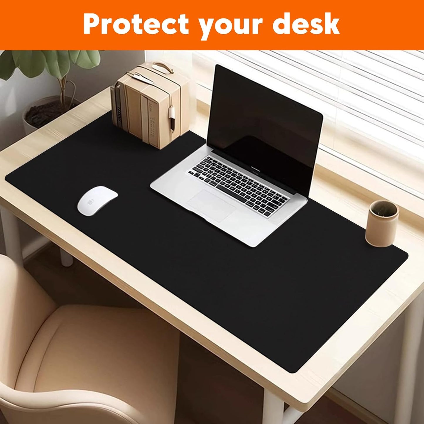 Extra Large Silicone Mat for Kitchen Counter, Heat Resistant Mats for Countertop, Bar mat, Skin-Friendly Surface Countertop Protector Mat, Pet Feeding Pad, Freely Cuttable (Black, 20"x80"x1.6 mm)