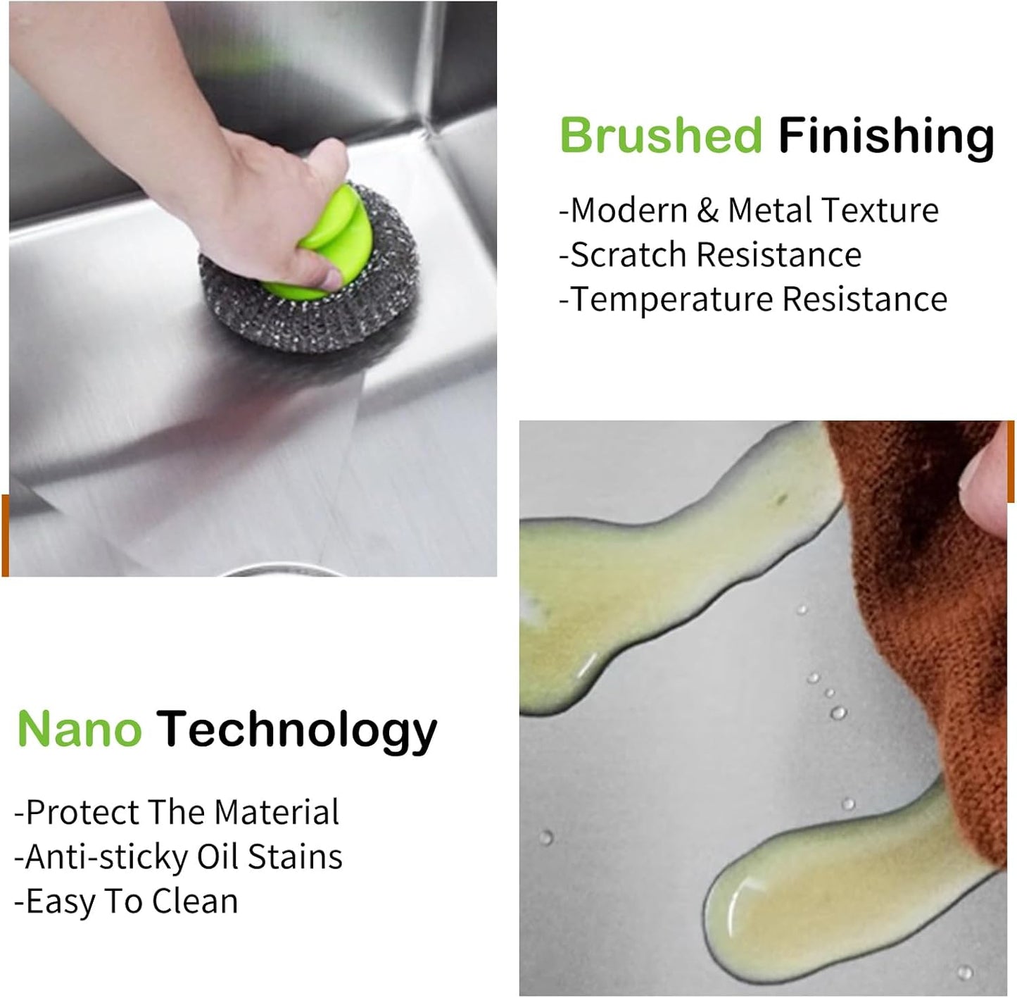 25x22 Inch Stainless Steel Kitchen Sink - Drop In Single Bowl Topmount Modern Kitchen And Bar Sink With Silicon Mat,Drain Strainer Set Compatibility With Various Kitchen&Bar Style