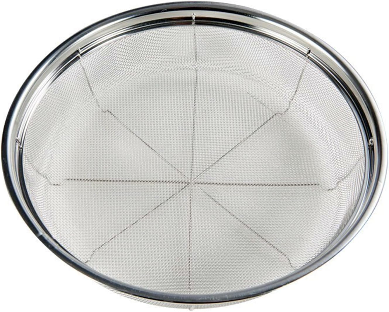 Fine Mesh Strainer for Kitchen, Stainless Steel Colander Bowl for Pasta, Rice, Fruit, Metal Net Baskets with Resting Base - Strain, Drain, Rinse （Diameter 7.48 inch）