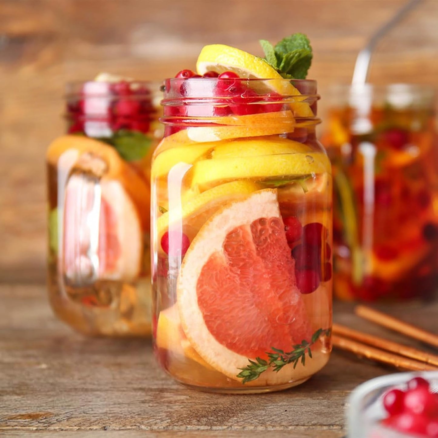 12 oz Glass Mason Jars, 20 Pack Regular Mouth Glass Canning Jars with Silver Aluminum Lids and Bands, Airtight Jam Jars for Food Storage, Pickling, Fermenting, Honey, Jelly, DIY Candles Decor