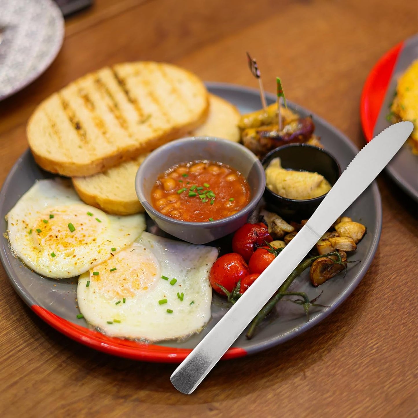 36 PCS Dinner Knifes Set - Windsor Stainless Steel Table Knives 8.7 Inch with Dishwasher Safe Butter Knives,Metal Butter Knofe,Dinner Knife Silverware for Home,Kitchen or Restaurant