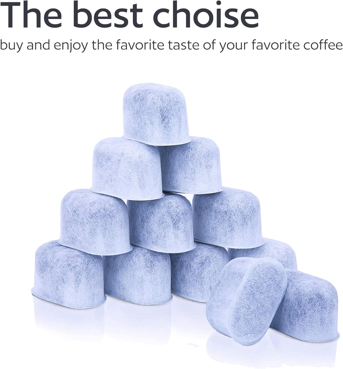 GoodCups 12 Water Filters for Keurig K-Duo, K-Classic, K-Elite, K-Select, K-Cafe, K-Compact, K-Mini - Replacement Water Filter for 1.0 and 2.0 Keurig Coffee Makers - Compatible with all Keurig Brewers