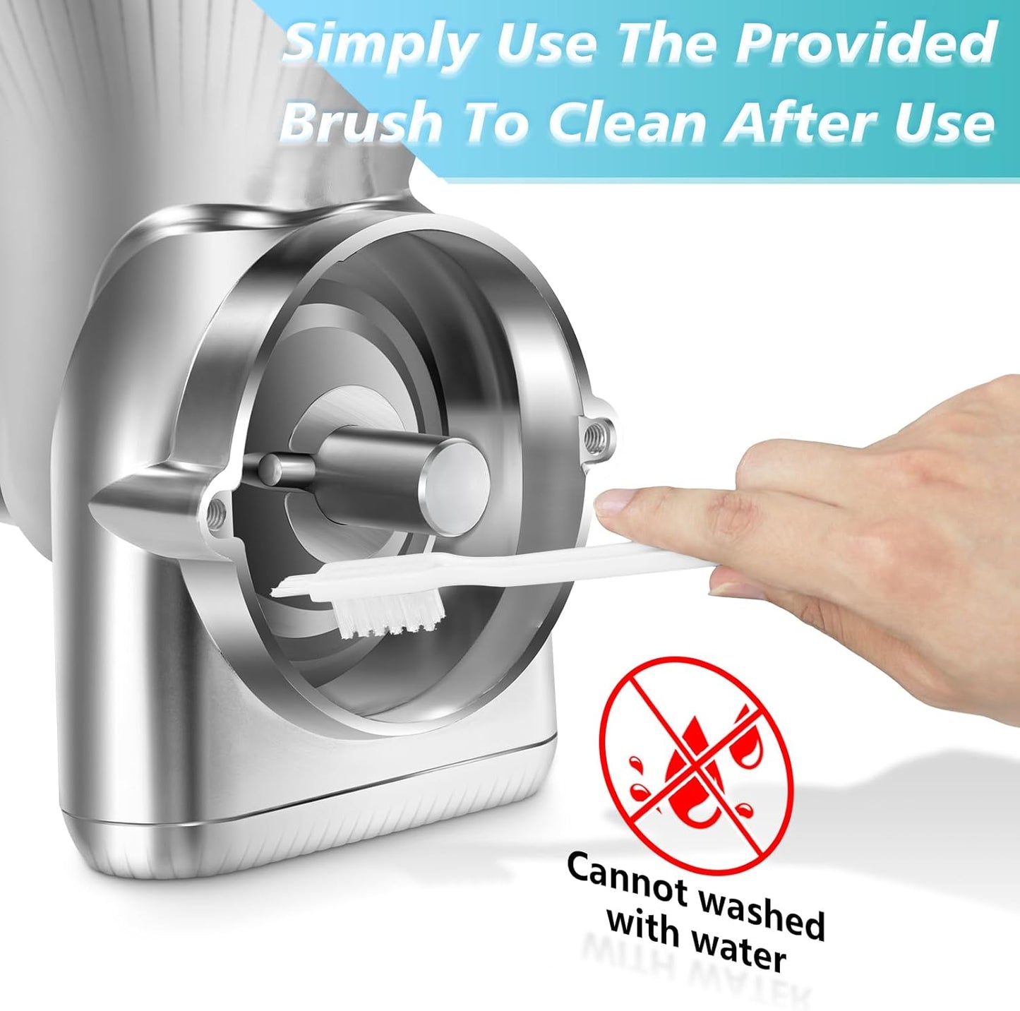 Grain Mill Attachment for Kitchenaid Stand Mixer, Kitchen Aid Accessories and Attachments Flour Mill, Mixer Attachment Wheat Grinder Fit for Grinding Wheat, Corn, Oats, Buckwheat and Other Cereals