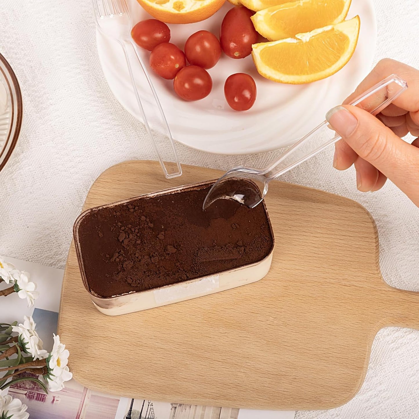 1000 Count Plastic Silverware Heavy Duty - 400 Forks, 400 Spoons, 200 Disposable Knives, BPA-Free, Disposable Plastic Cutlery Set, Plasticware Suitable for Party Everyday Use ﻿