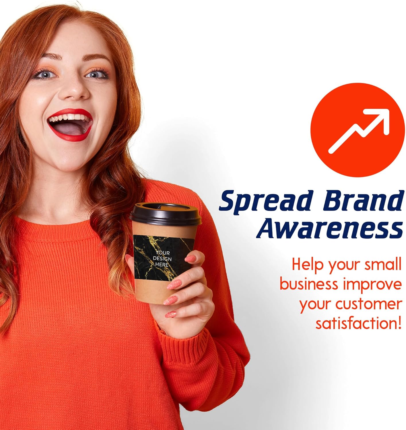 100 Custom Vinyl Stickers - Upload Your own Image, Text, Design, Logo - Personalized Logo Labels for Handmade, Packaging, Bottle, Jars, Candle, Brand Stickers (Black Gold Marble, 3x2)