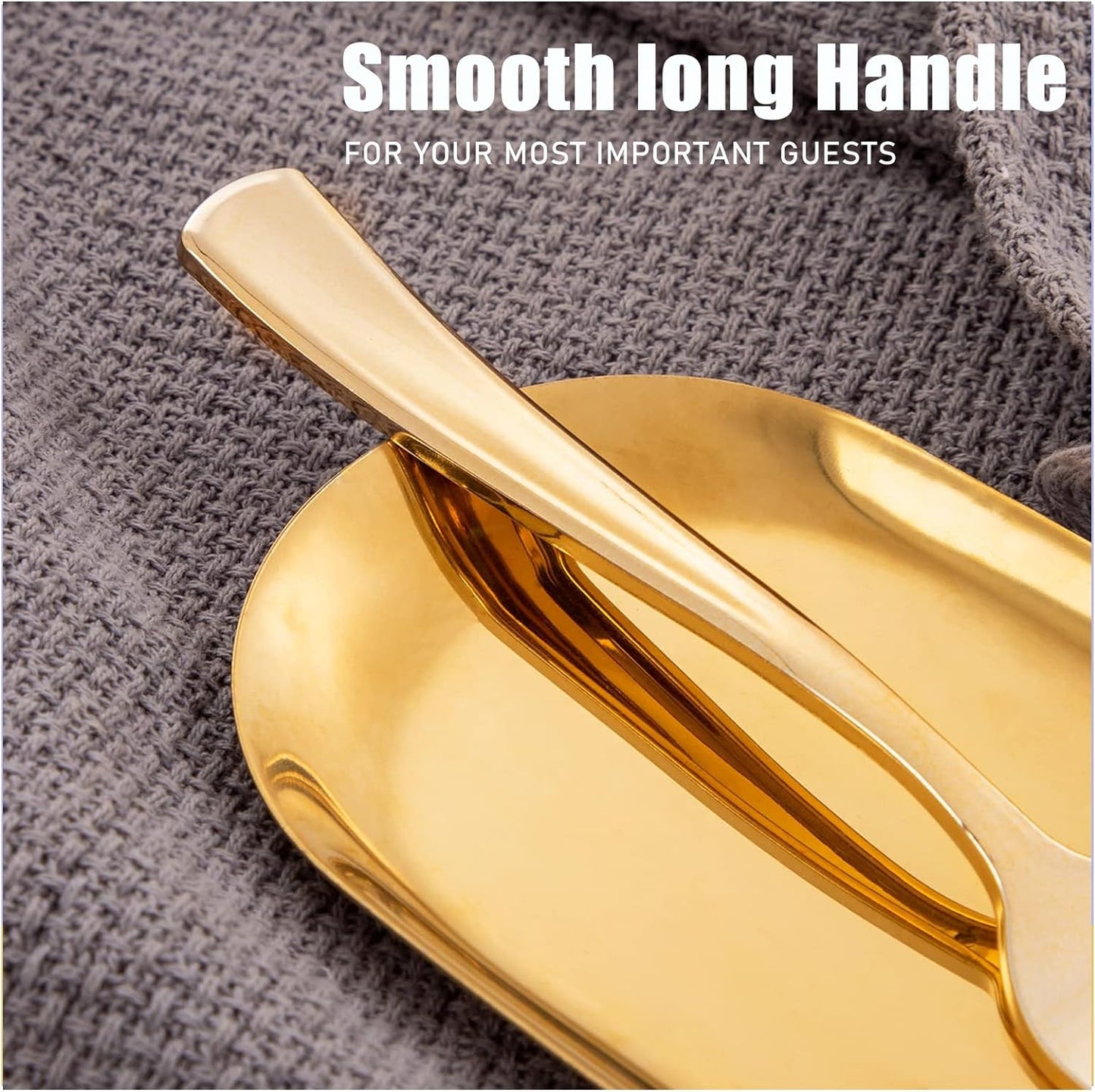 WDF 100 Pcs Gold Plastic Forks Heavy Duty - BPA-FREE, Sturdy&Durable Forks Disposable 7.4inch - Elegant Gold Forks for Dessert, Durable Plastic Cutlery for Party, Wedding or Daily Using