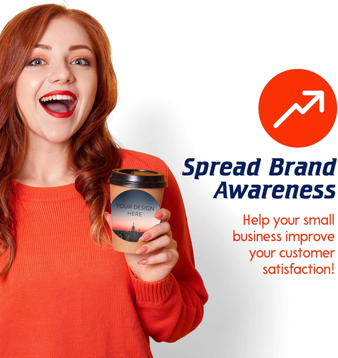 100 Custom Vinyl Stickers - Upload Your own Image, Text, Design, Logo - Personalized Logo Labels for Handmade, Packaging, Bottle, Jars, Candle, Brand Stickers (City, 5x5)