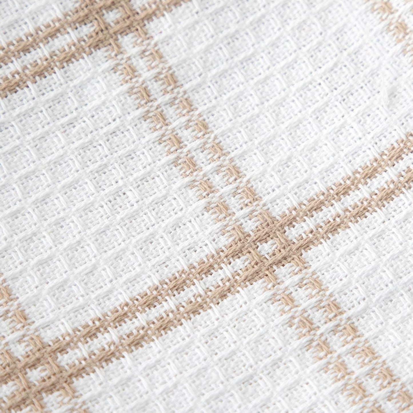 T-fal Premium Waffle Dish Cloths: Highly Absorbent, Super Soft Long Lasting - 100% Cotton, 12"x13" Towel for Cleaning & Drying, (12-Pack), Sand