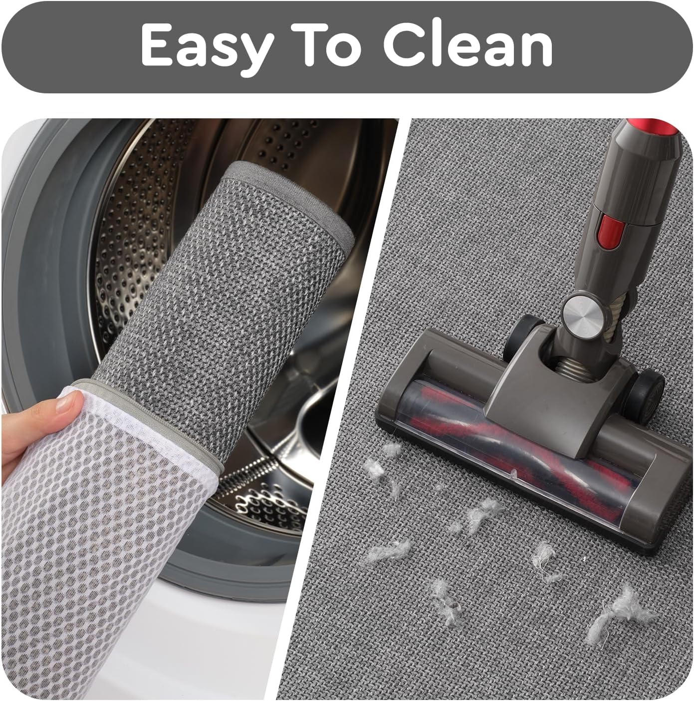 tchdio Kitchen Mats for Floor, Rubber Backed Kitchen Rugs Non Slip Washable, Superior Absorbent Kitchen Runner Rug Easy to Clean, Comfort Kitchen Floor Mat Front of Sink (Grey, 20" × 32")