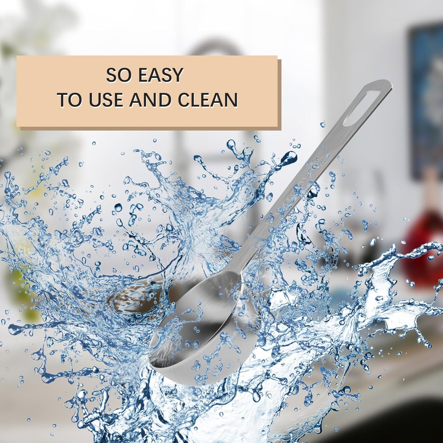 5PCS 1tbsp (3tsp, 15ml, 1/2oz) Single Measuring Spoon, Stainless Steel Individual Teaspoons Only