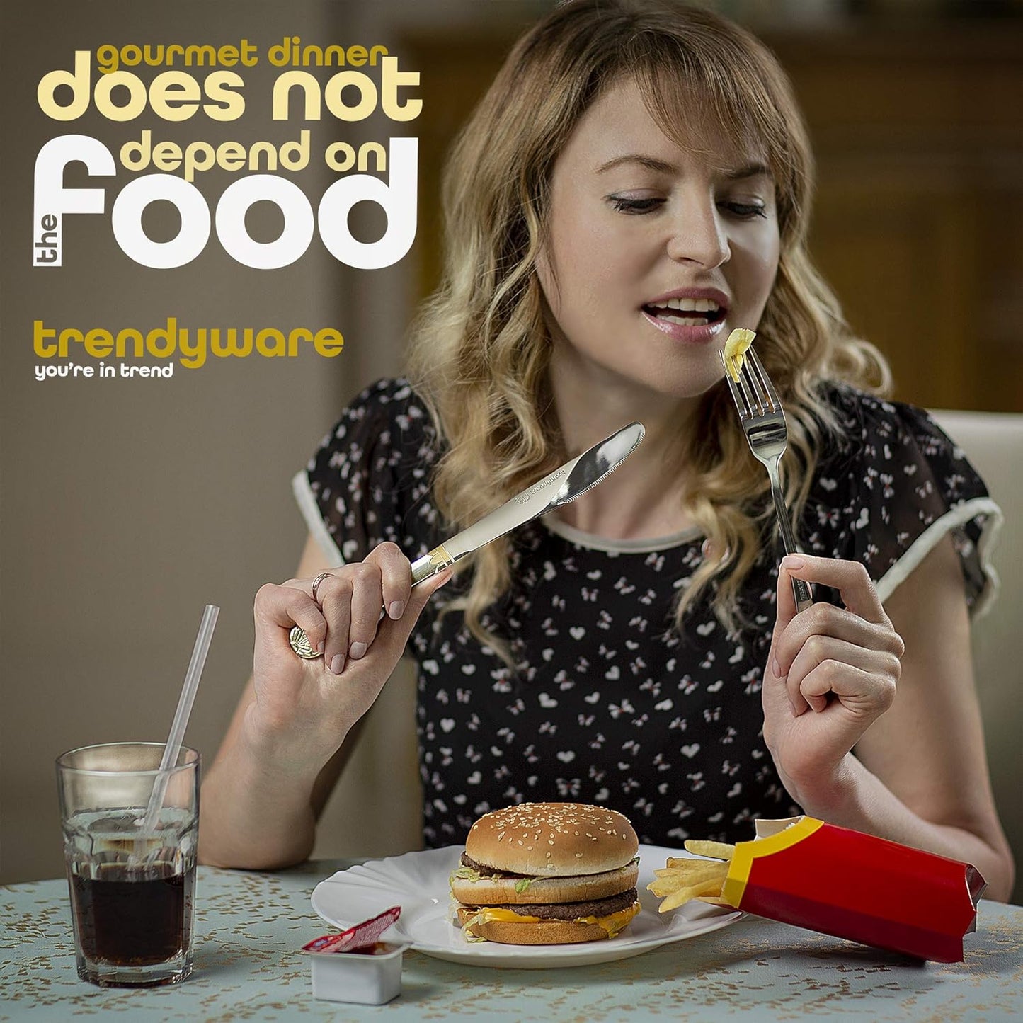 Silverware Set Limited Edition – 30 Piece Family Dinnerware Set – Flatware Set for 6 – Silver Tableware Set w/Gold Accents – Spoons, Knives, Teaspoons, Forks, Salad Forks