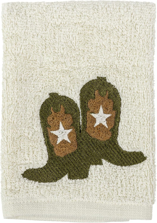 MÜkitchen SCRUBSY 100% Cotton Kitchen Dish Cloth with Built in Scrubber | Various Designs and Super Absorbant (Wild West)