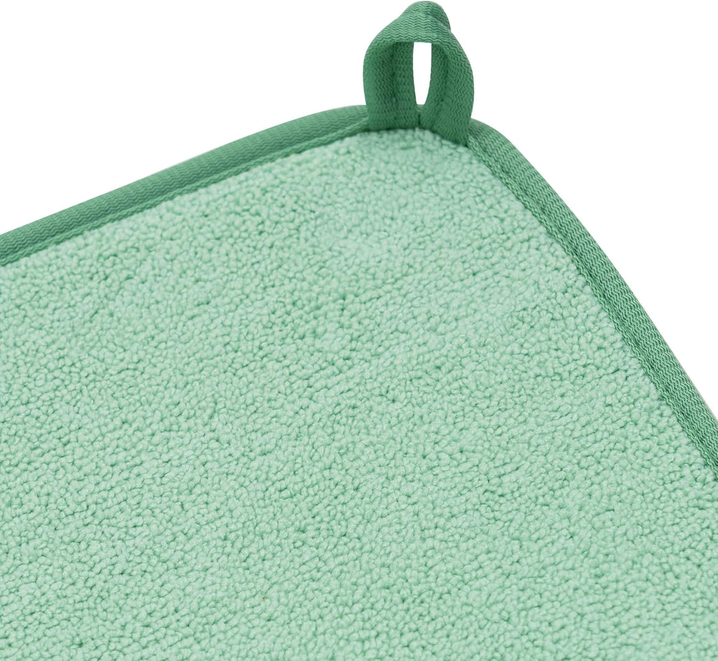 FRESHMNIT Dish Drying Mat for Kitchen Counter, 2 Pack Microfiber Absorbent Dish Drying Mats, 14" x 17" Dish Drying Pad, Dishes Drainer Mat for Countertops or Sink