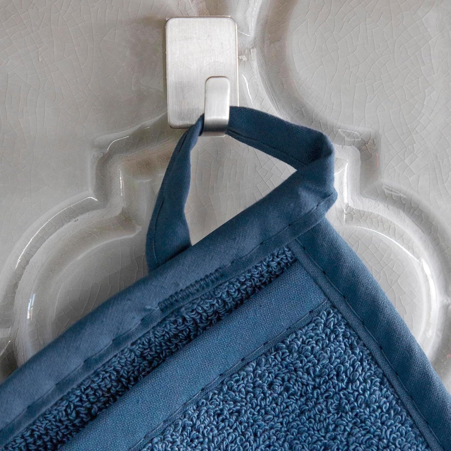 RITZ Terry Pocket Mitt & Hot Pad: Unparalleled Heat Resistant, Durable 100% Cotton – Ergonomically Designed for Optimal Grip – Easy-Care Machine Washable – 2-Pack, Midnight