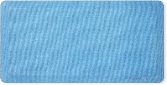 KitchenAid Gourmet Series Kitchen Comfort Gel Mat, Solid Basketweave, Blue Velvet, 20"x39"