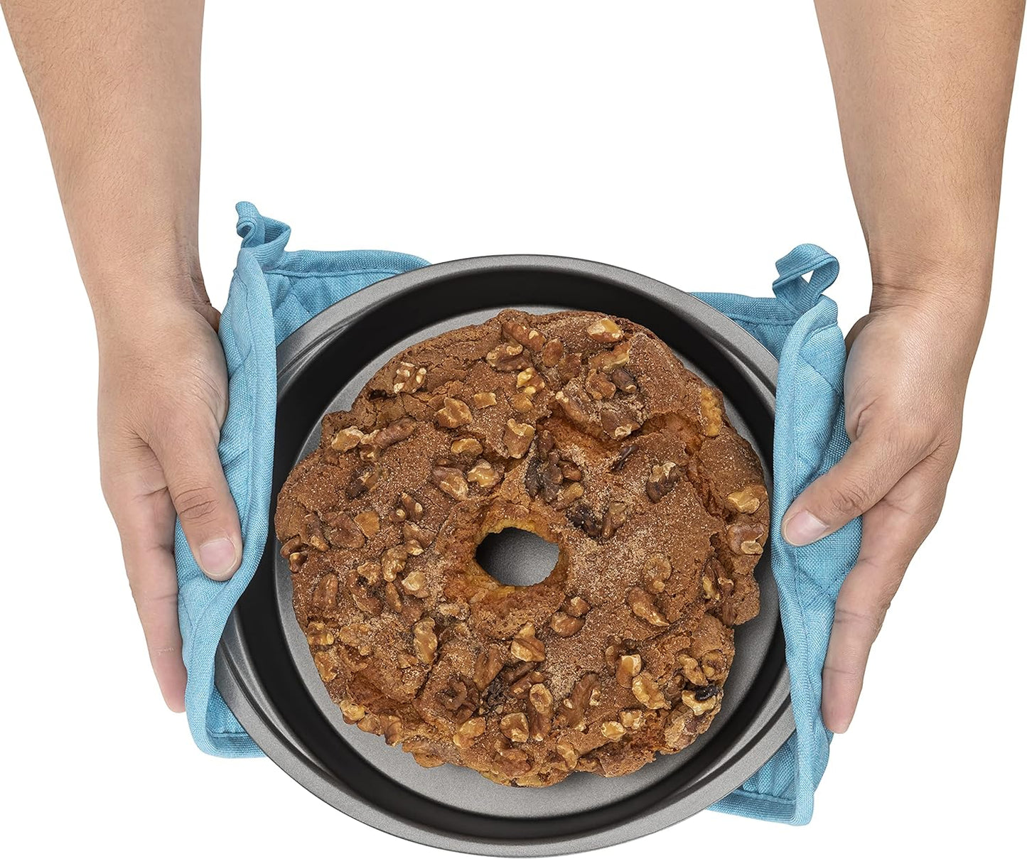 American Linen Pot Holders, Hot Pads, Table Pads for Kitchen and Dining Table, Non Slip Heat Resistant Hot Pot Holder (Aqua, 8 Pack)