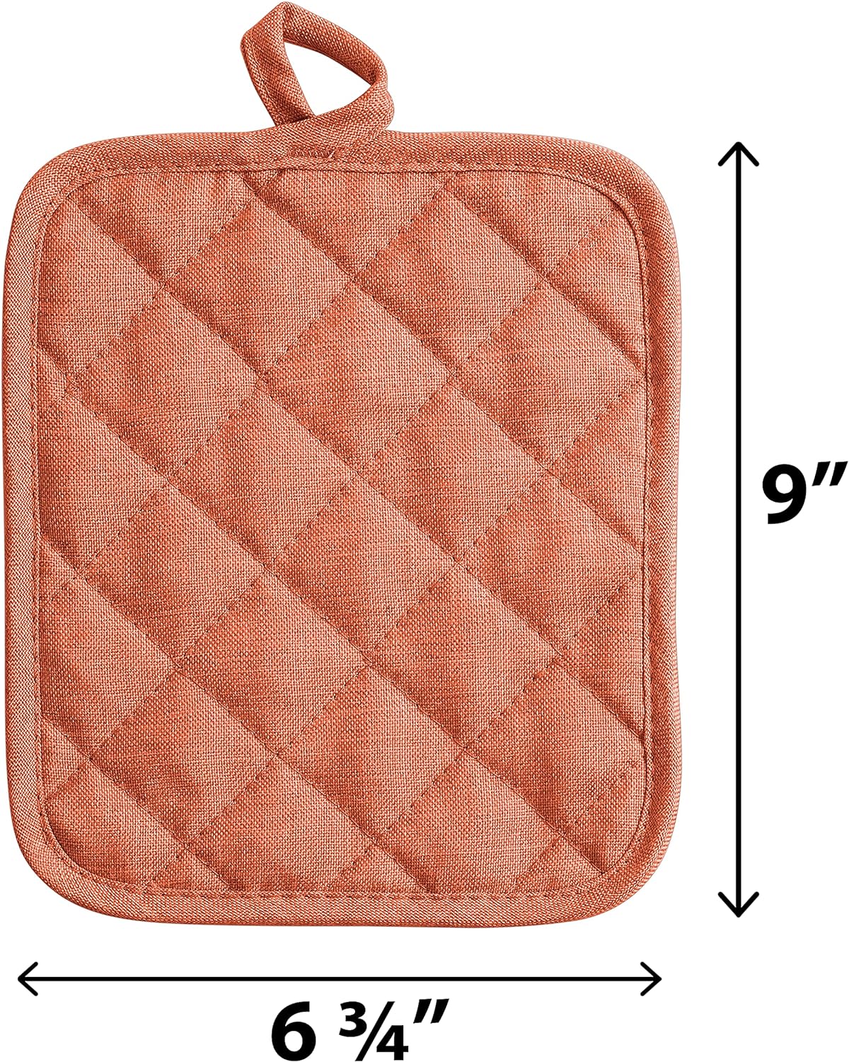 American Linen Pot Holders, Hot Pads, Table Pads for Kitchen and Dining Table, Non Slip Heat Resistant Hot Pot Holder (Multi, 8 Pack)