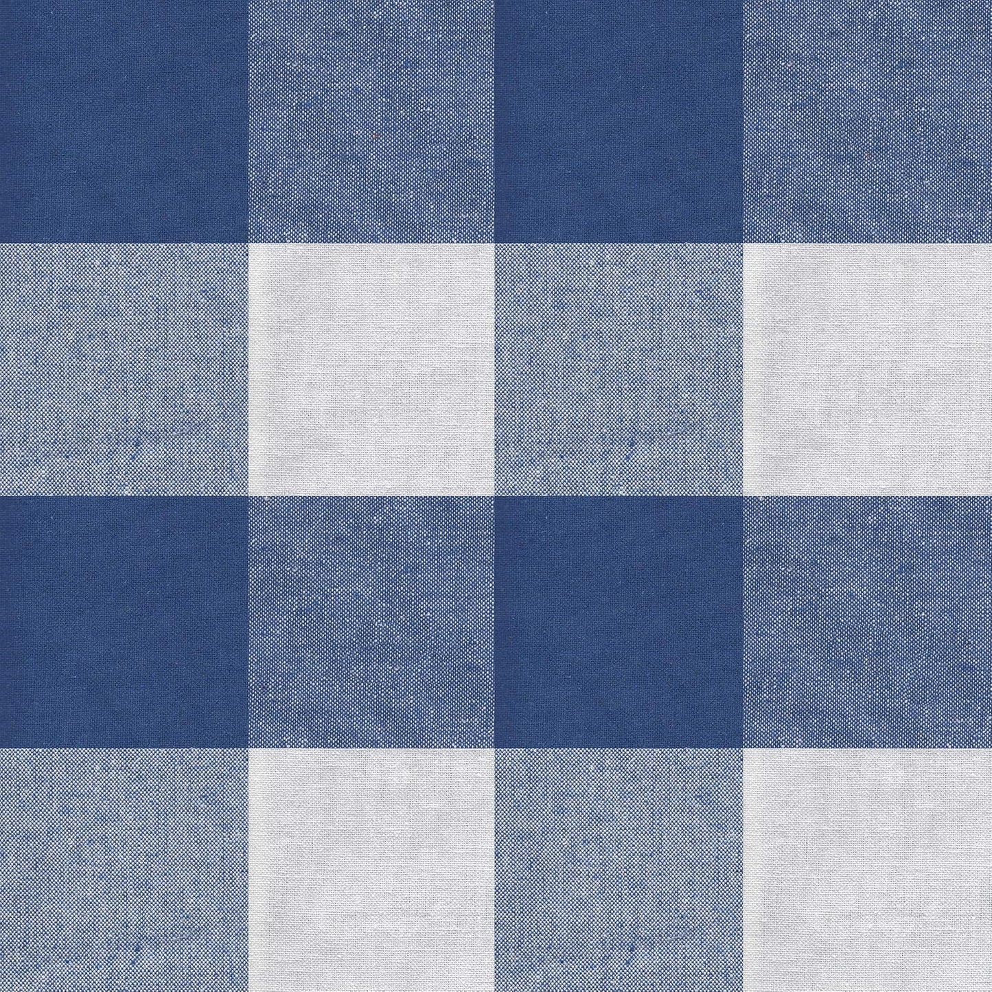 Encasa Homes 8 inches Oven Microwave Potholders (2 pc Set) for Kitchen Cooking & Baking - Heat Resistant, Thick & Safe, Protection of Hands from Hot Utensils - Buffalo Blue Checks